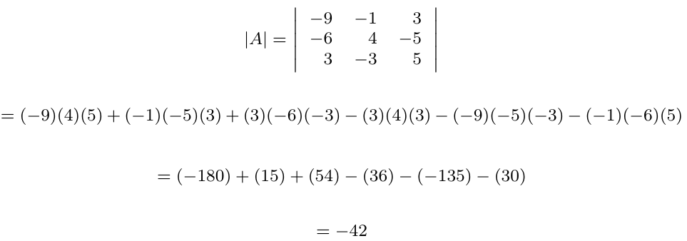 Determinante de una matriz con filas o columnas sumadas | totumat.com